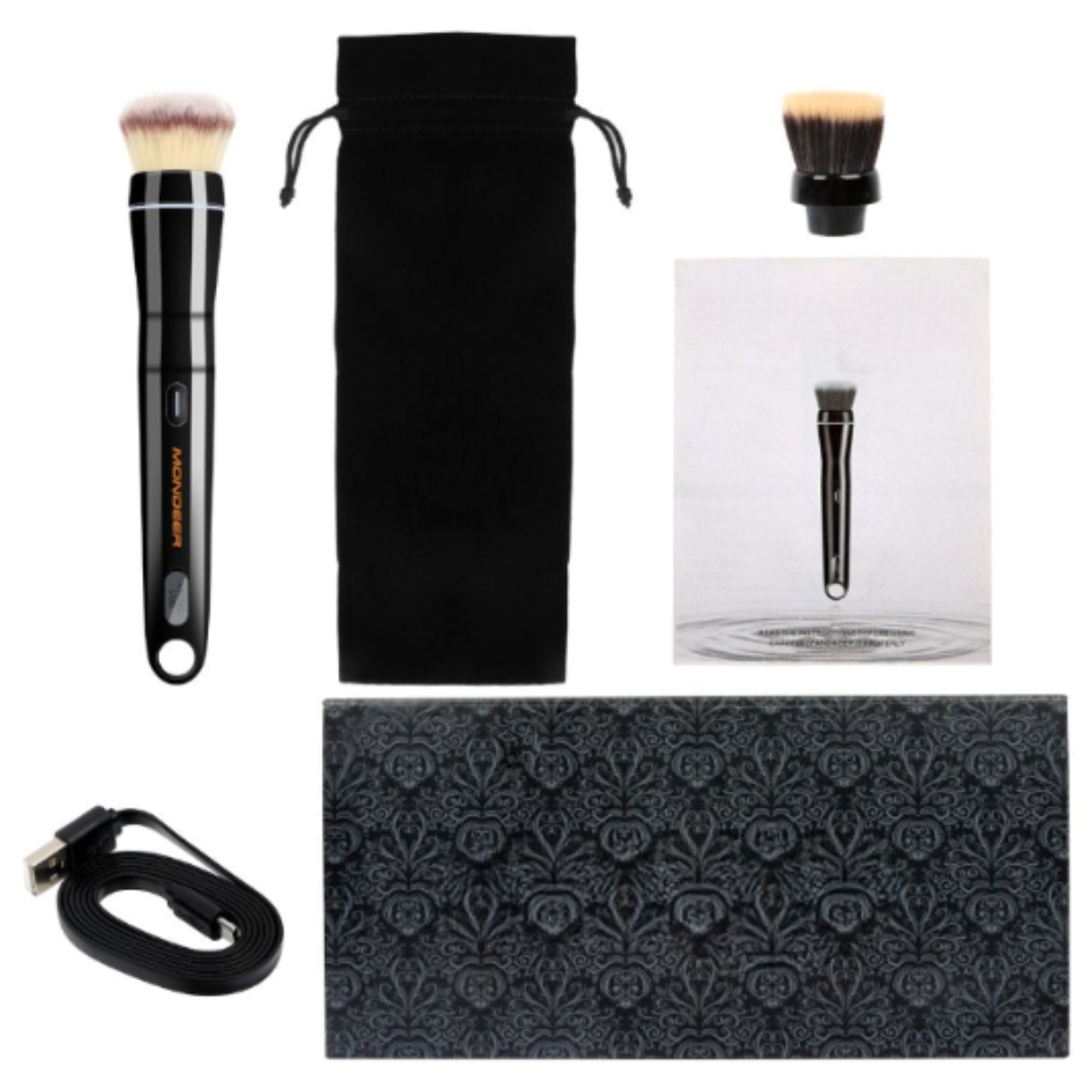 Vortex Electric Makeup Brush™ – Auto-Rotating Foundation & Blush Applicator